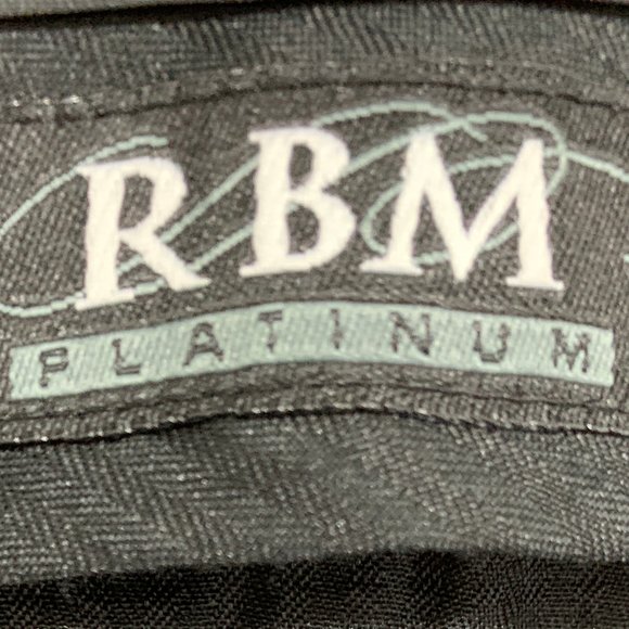 (T128) RBM Platinum Men’s 44x32 Olive Green Dress Pant, Rise 14, Leg 10, Nice! - Picture 13 of 15